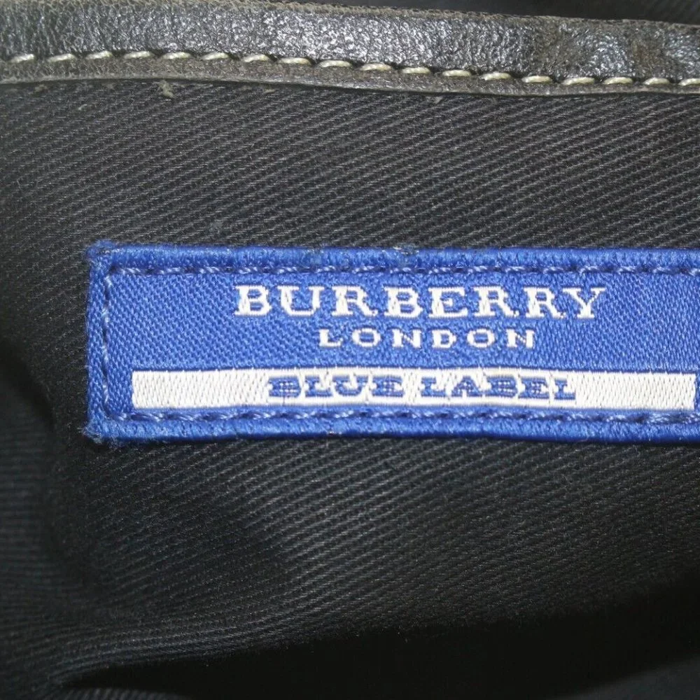 Burberry Charcoal Denim Canvas Tote 1BUR912K